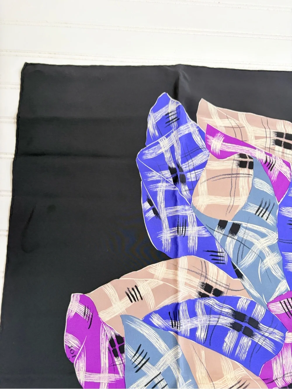 Vintage Christian Dior Geometric Scarf